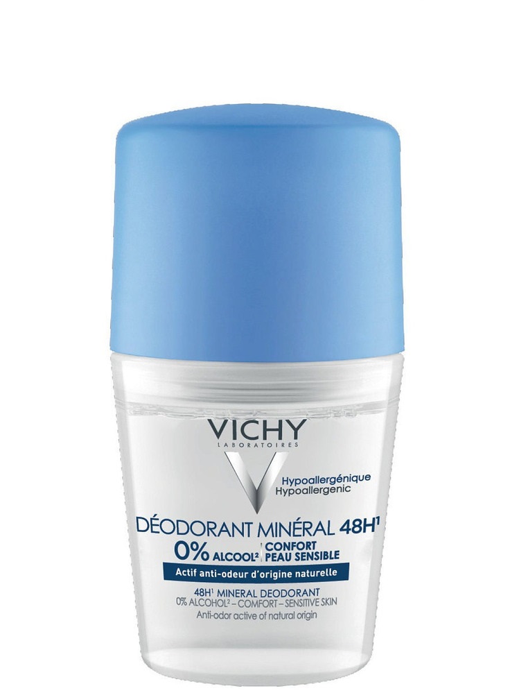 Дезодорант минеральный без солей алюминия 48ч. Vichy Deodorant 50  мл