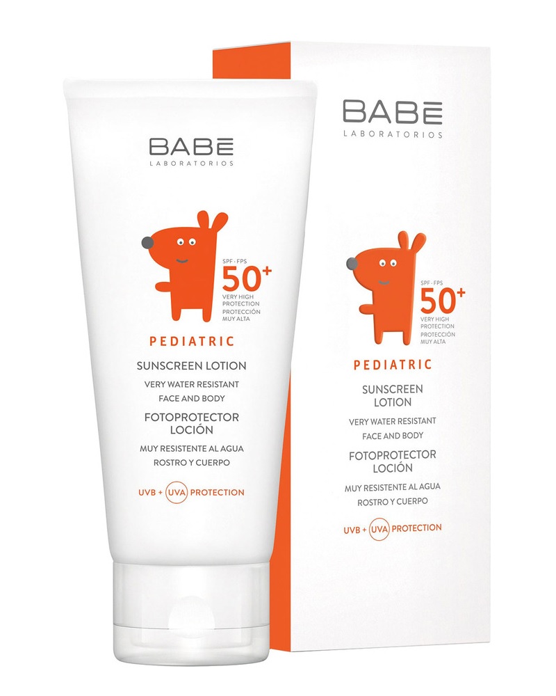 Лосьон детский солнцезащитный SPF 50+ BABE Laboratorios 100  мл
