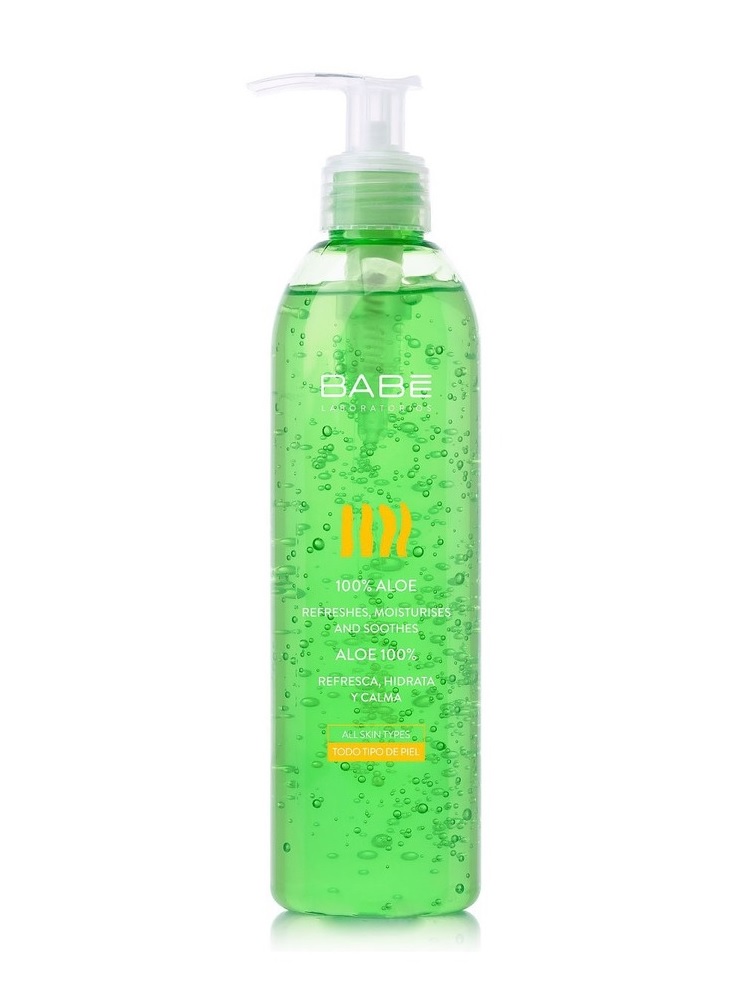 Гель для тела увлажняющий с Алоэ Вера 100% BABE Laboratorios 300  мл
