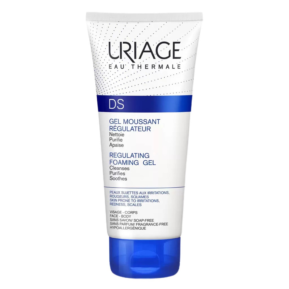 Гель очищающий регулирующий пенящийся Uriage DS 150  мл