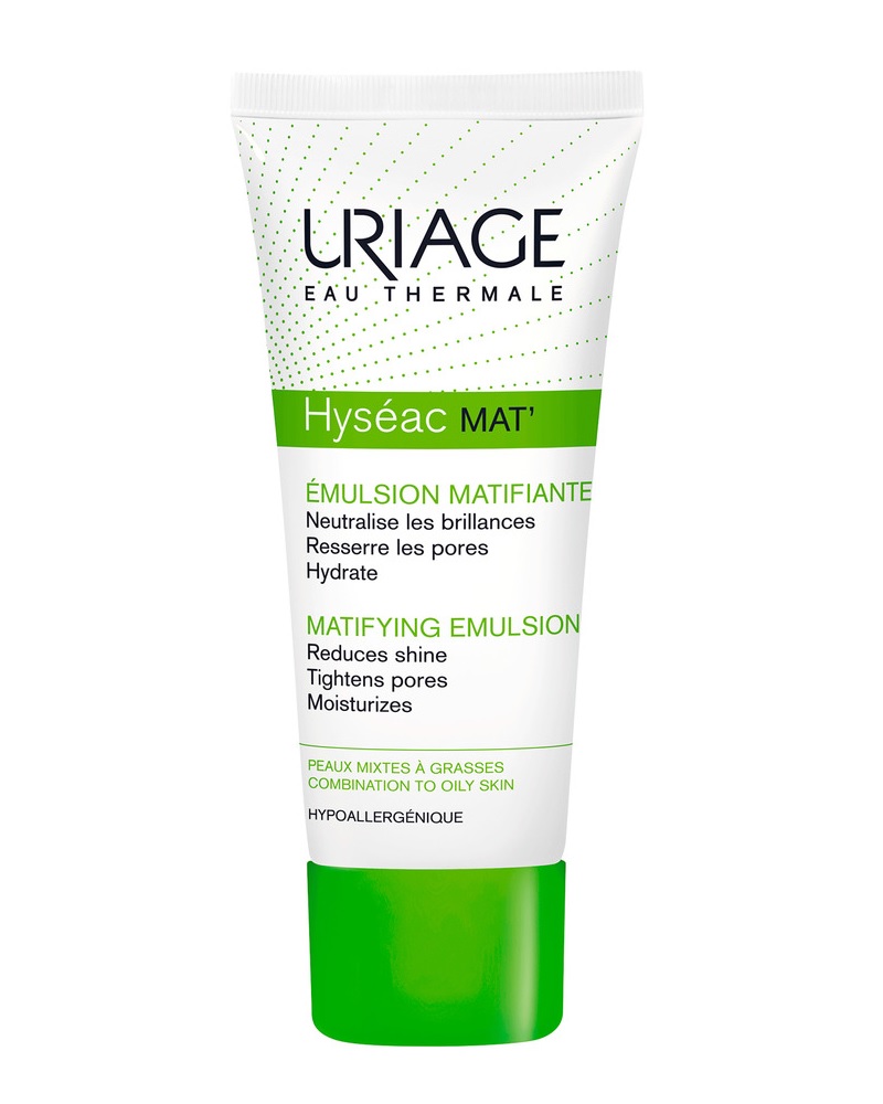 Матирующий крем для жирной и комбинированной кожи лица Uriage Hyseac 40  мл