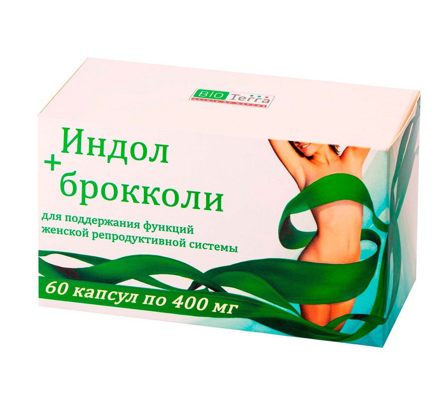 Индол+брокколи капсулы 400мг N60 BIOTerra