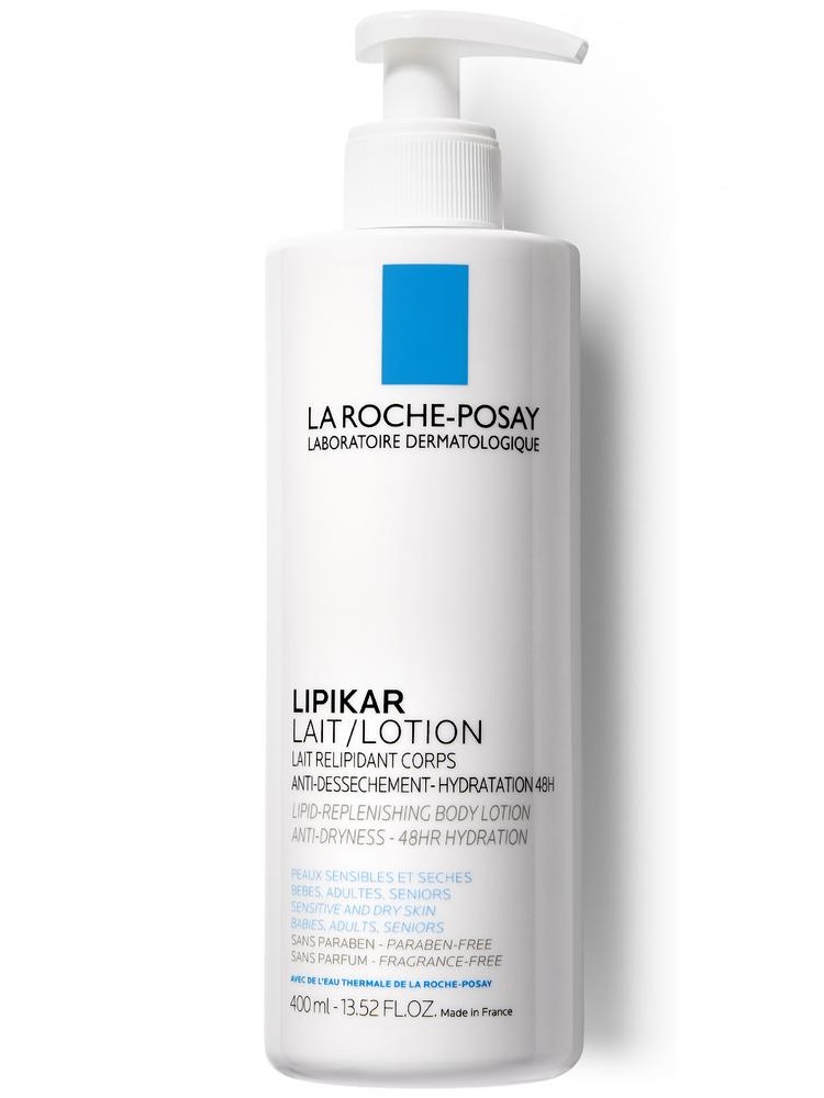 Молочко для сухой и очень сухой кожи младенцев, детей и взрослых La Roche-Posay Lipikar 400  мл