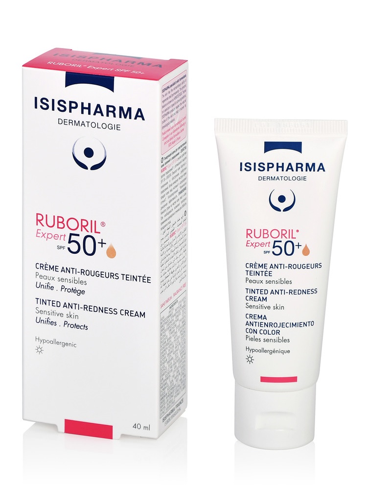 Крем д/чувствит. кожи склонной к покраснению с SPF 50+ ISISPHARMA Ruboril 40  мл