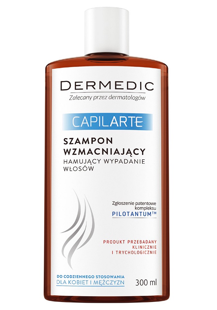 Шампунь укрепляющий, приостанавливающий выпадение волос Dermedic Capilarte 300  мл