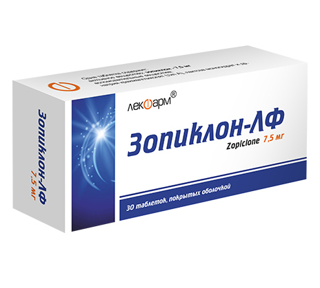 Зопиклон-ЛФ  таблетки 7,5мг N30
