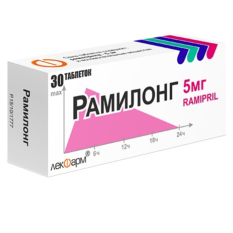 Рамилонг таблетки 5мг N30