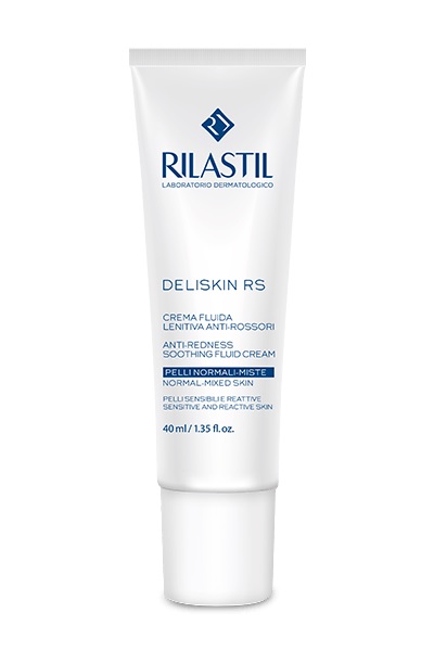Успокаивающий крем-флюид против покраснений Rilastil Deliskin 40  мл