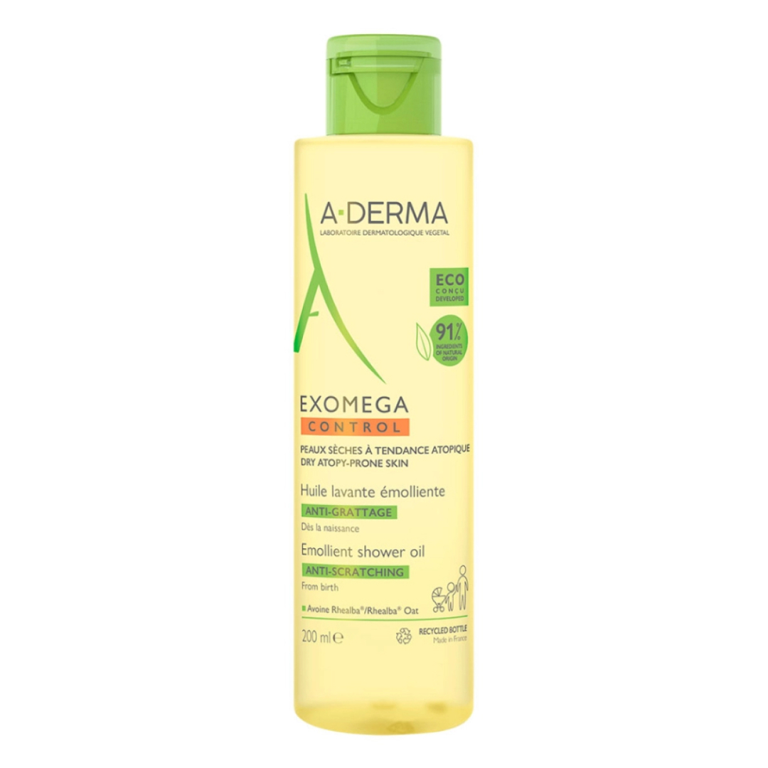 Масло смягчающее для душа A-Derma Exomega Control 200  мл
