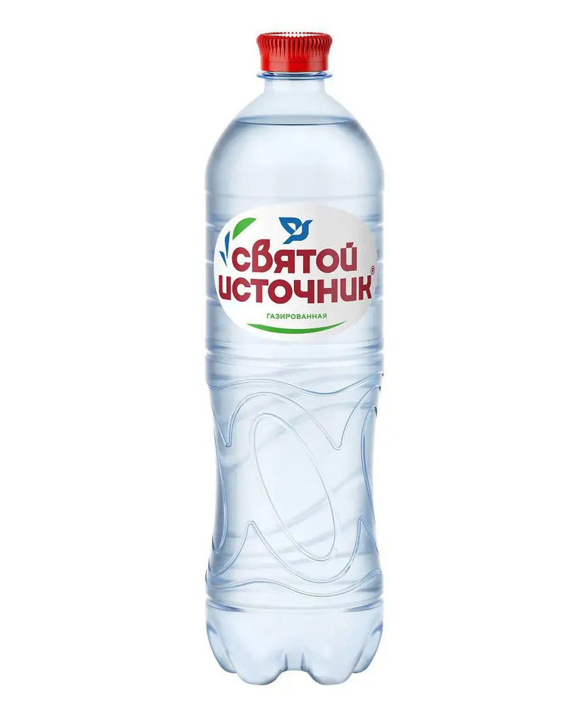 Вода питьевая газированная обработанная ПЭТ Святой Источник 1  л