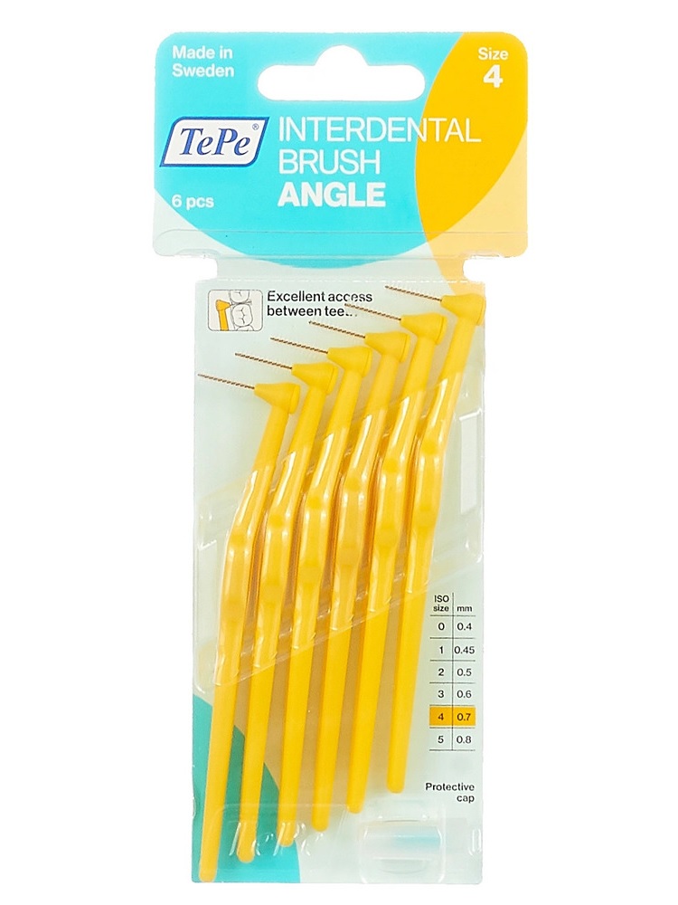 Межзубные ёршики 0,7 №4 TePe Angle 6  шт