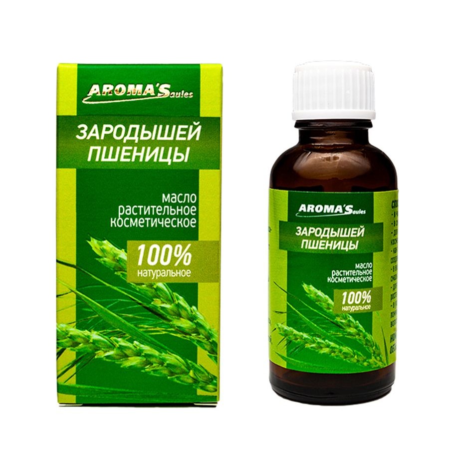 Масло растительное косметическое Зародышей пшеницы AROMA’Saules 30  мл Масло растительное косметическое Зародышей пшеницы AROMA’Saules 30  мл