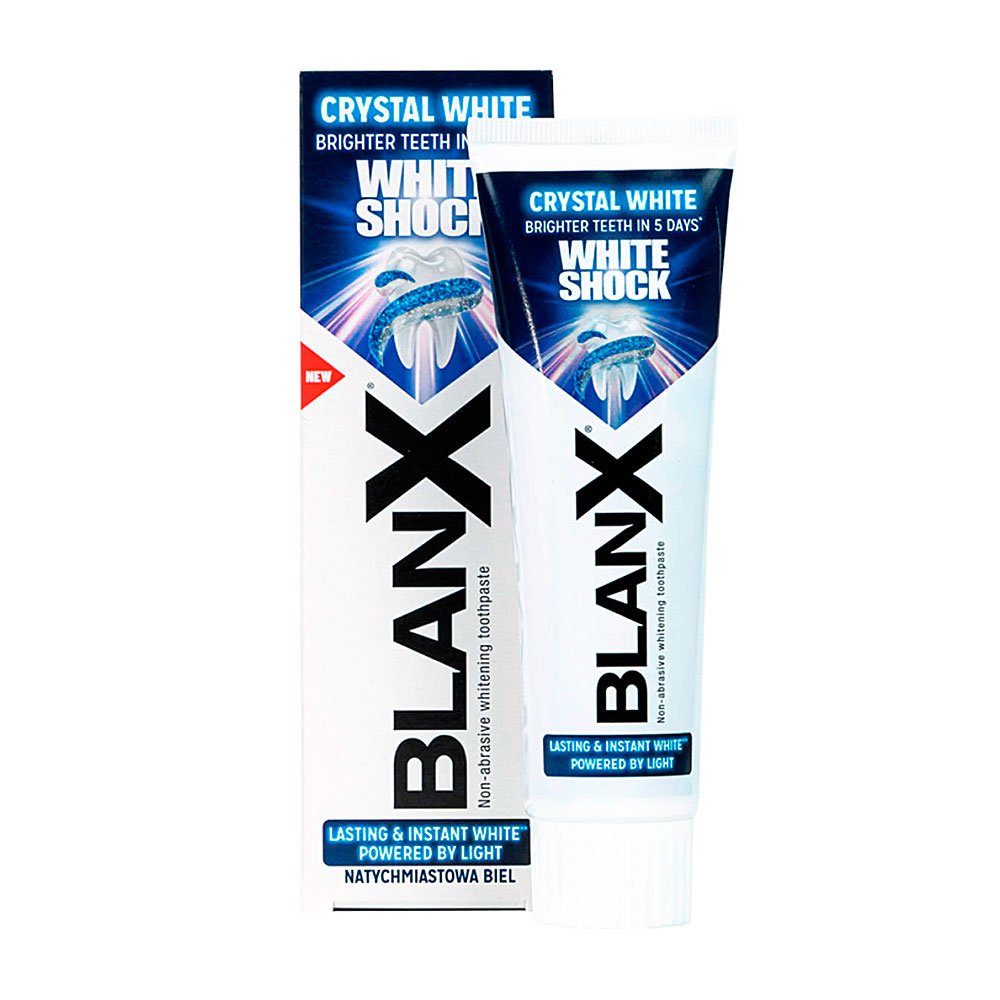 Зубная паста мгновенное отбеливание BlanX White Shock 75  мл