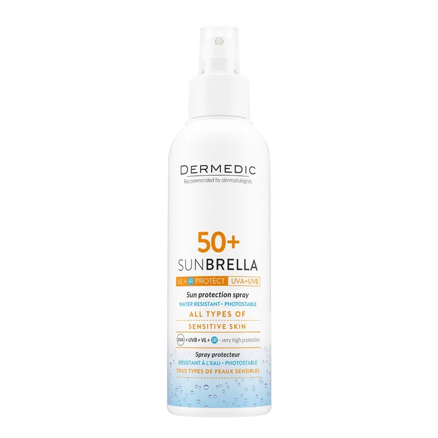 Солнцезащитное молочко-спрей SPF50+ Dermedic Sunbrella 150  мл