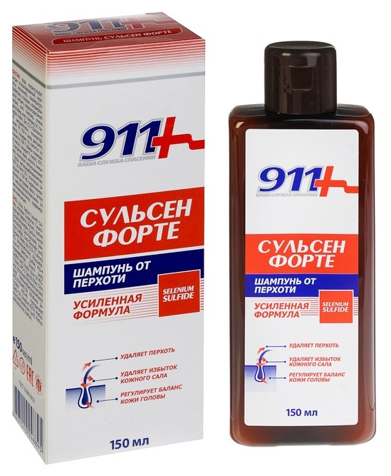 Шампунь для волос «Сульсен форте» 911 150  мл