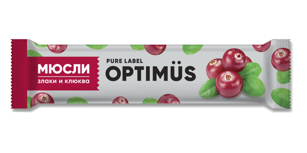 Мюсли «Optimus» Злаки и клюква Amateg 25  г Мюсли «Optimus» Злаки и клюква Amateg 25  г