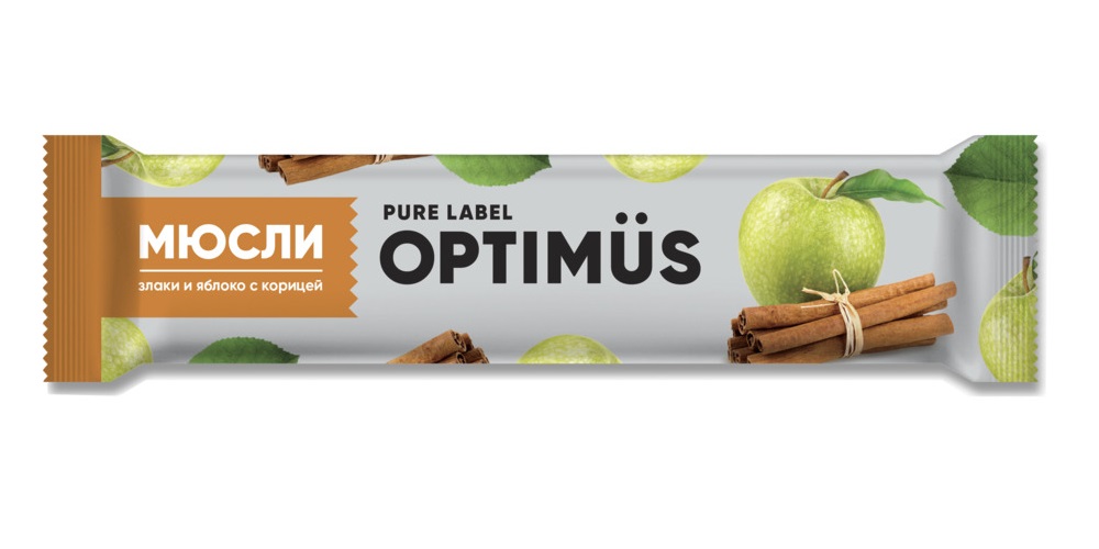Мюсли «Optimus» Злаки и яблоко с корицей Amateg 25  г Мюсли «Optimus» Злаки и яблоко с корицей Amateg 25  г