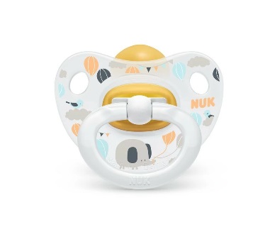 Соска-пустышка ортодонтическая латексная р.1 NUK Happy kids Соска-пустышка ортодонтическая латексная р.1 NUK Happy kids