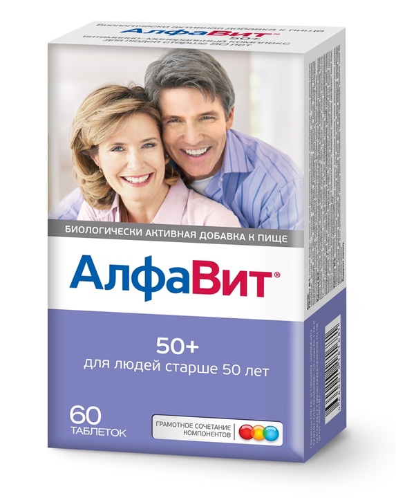 Алфавит 50+ таблетки 0,5г N60 Алфавит