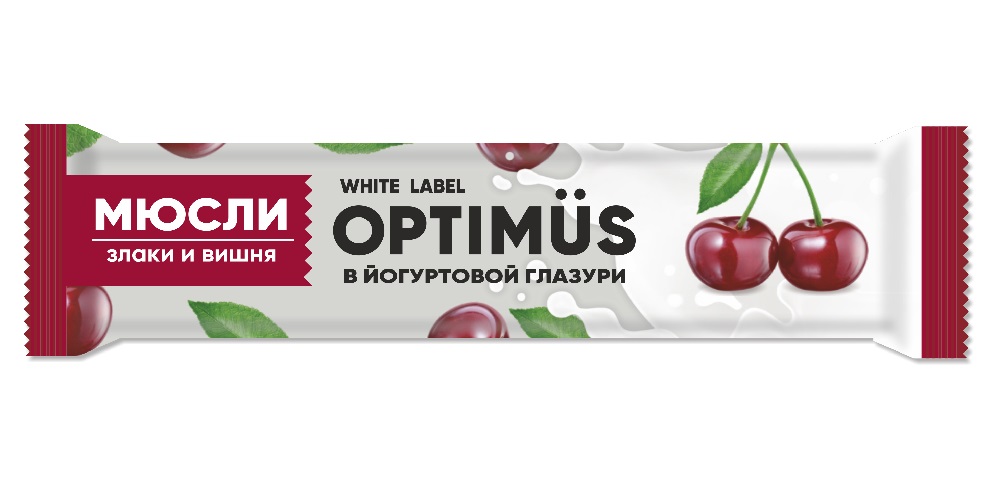 Мюсли «Optimus» Злаки и вишня в йогуртовой глазури Amateg 30  г Мюсли «Optimus» Злаки и вишня в йогуртовой глазури Amateg 30  г