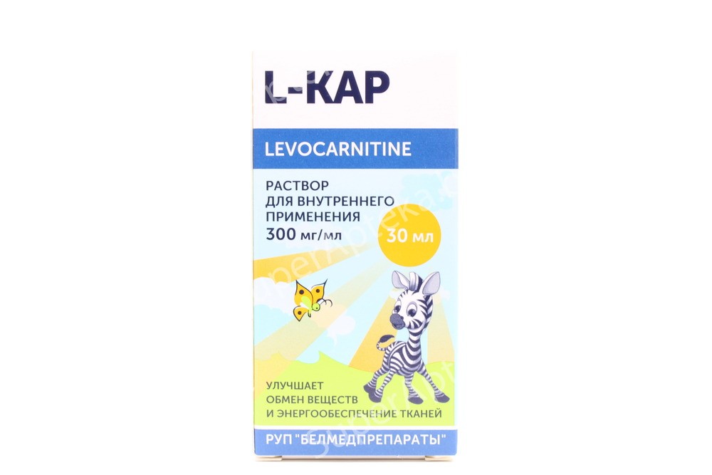L-кар р-р для внутр.прим.30мл 300мг/мл