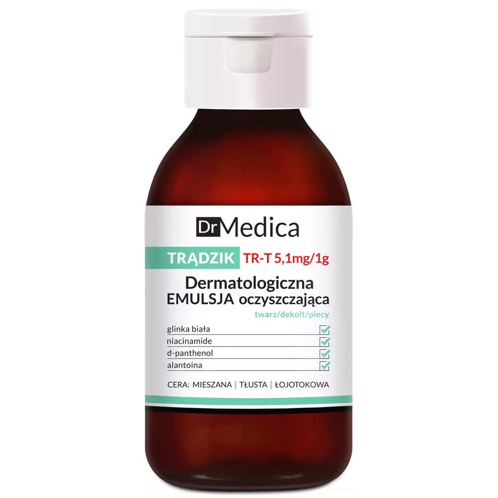 Эмульсия Анти-акне очищающая лицо, область декольте и спину Bielenda DrMedica Acne 250  г
