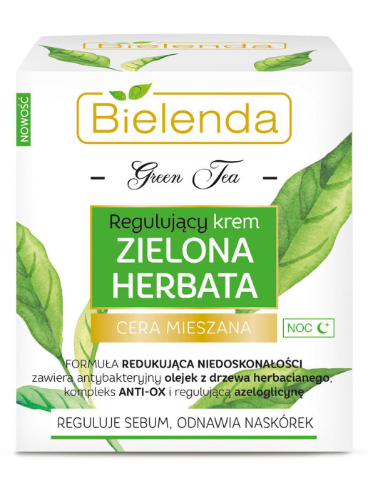 Регулирующий крем для лица, ночной Bielenda Green Tea 50  мл