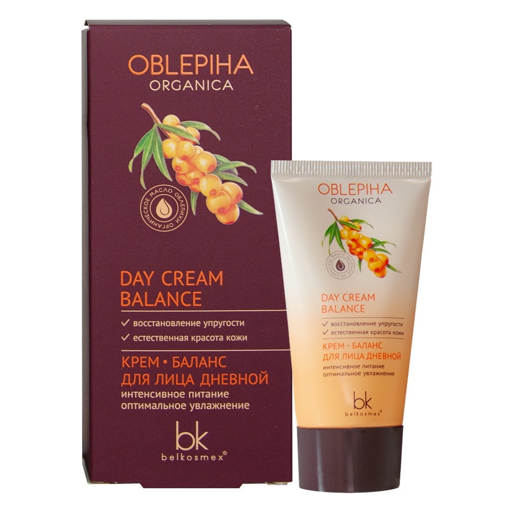 Крем баланс для лица дневной Belkosmex Oblepiha Organica 50  г