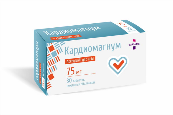 Кардиомагнум таб.п/о 75мг в конт.яч.уп.N30