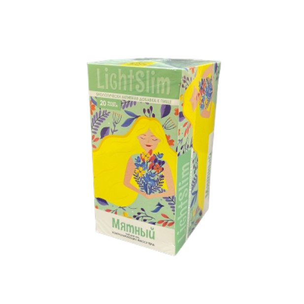 LightSlim чай Мятный фильтр-пакеты 1,5г N20 Калина LightSlim