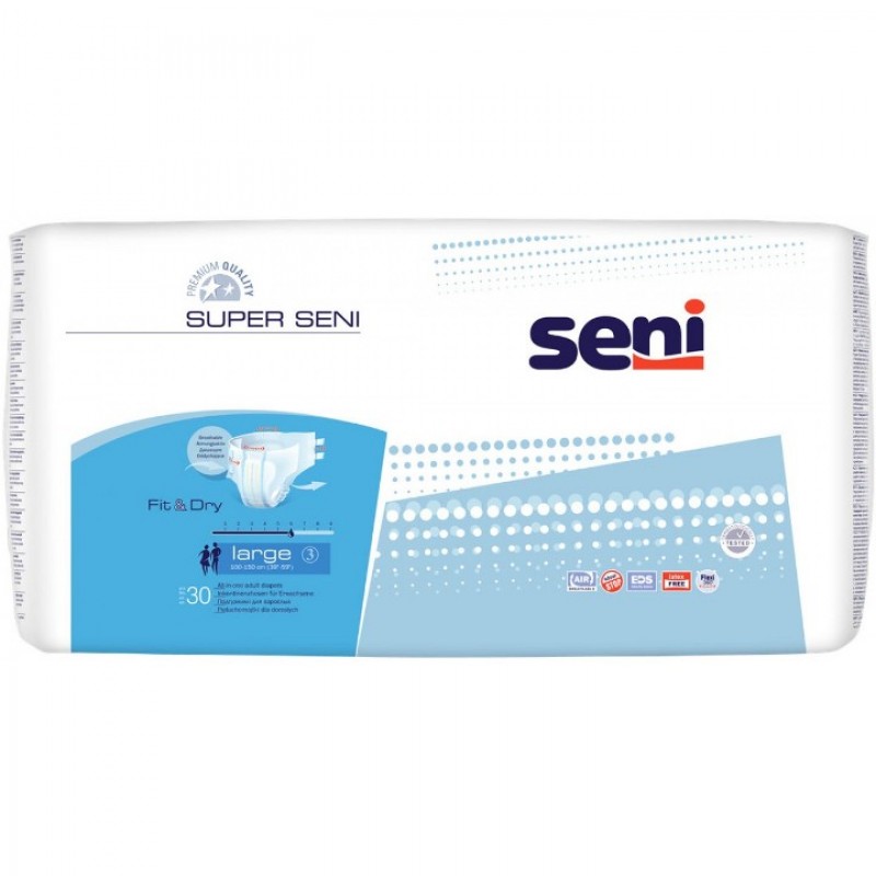 Super Seni Air Подгузники для взрослых Large Seni 30  шт