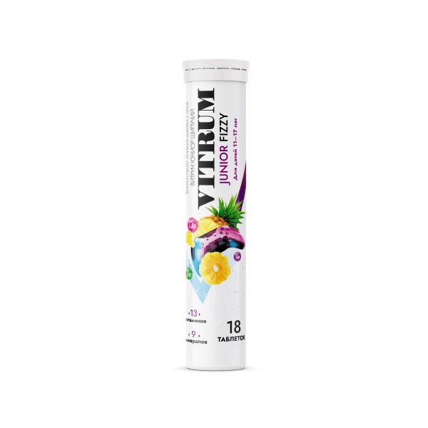 Витрум Юниор шипучий таблетки 4,4г N18 VITRUM