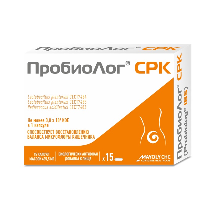 ПробиоЛог СРК капсулы 435,5мг N15