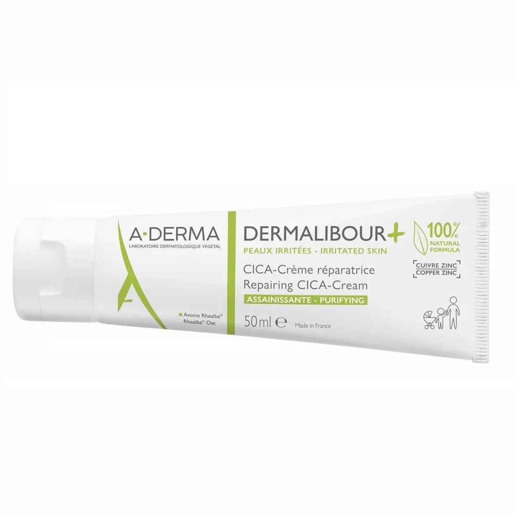 Восстанавливающий крем для тела и лица A-Derma Dermalibour+ 50  мл