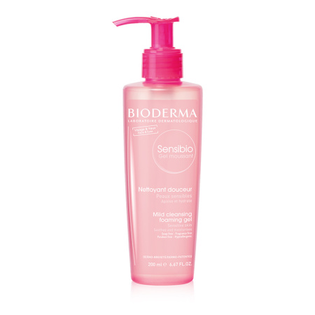 Гель очищающий с помпой Bioderma Sensibio 500  мл
