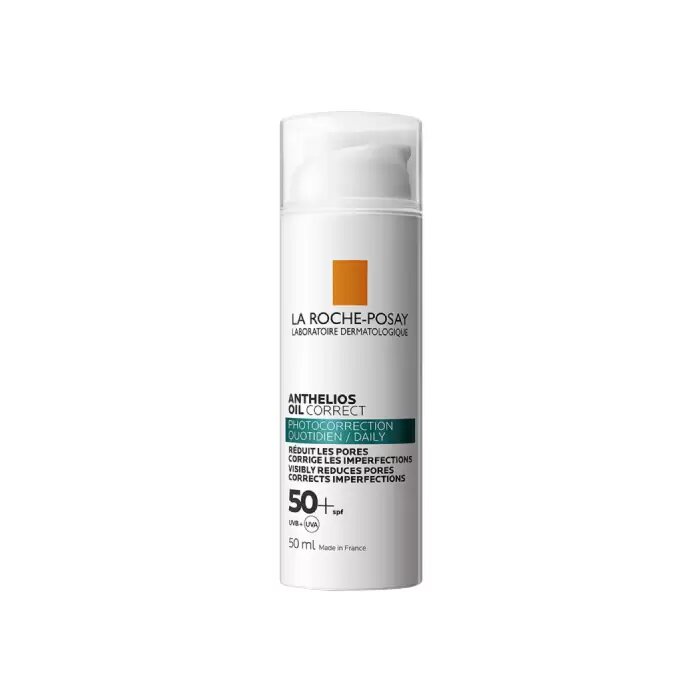 Солнцезащитный крем для жирной, проблемной, склонной к акне кожи лица SPF 50+/PPD27 La Roche-Posay Anthelios 50  мл