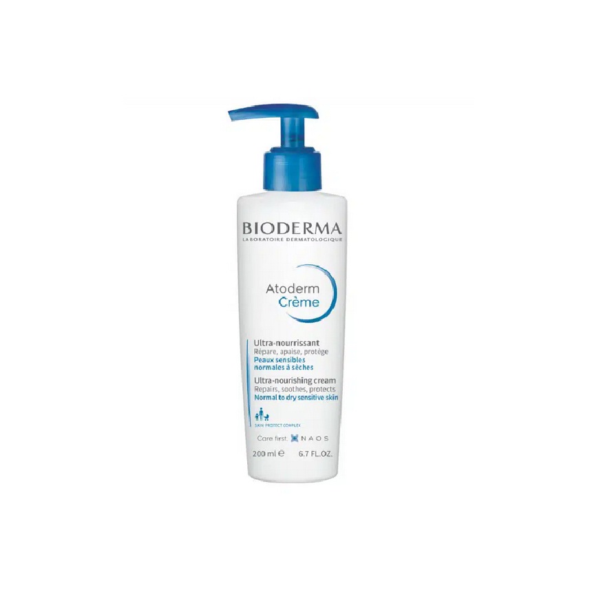 Крем с помпой Bioderma Atoderm 200 мл
