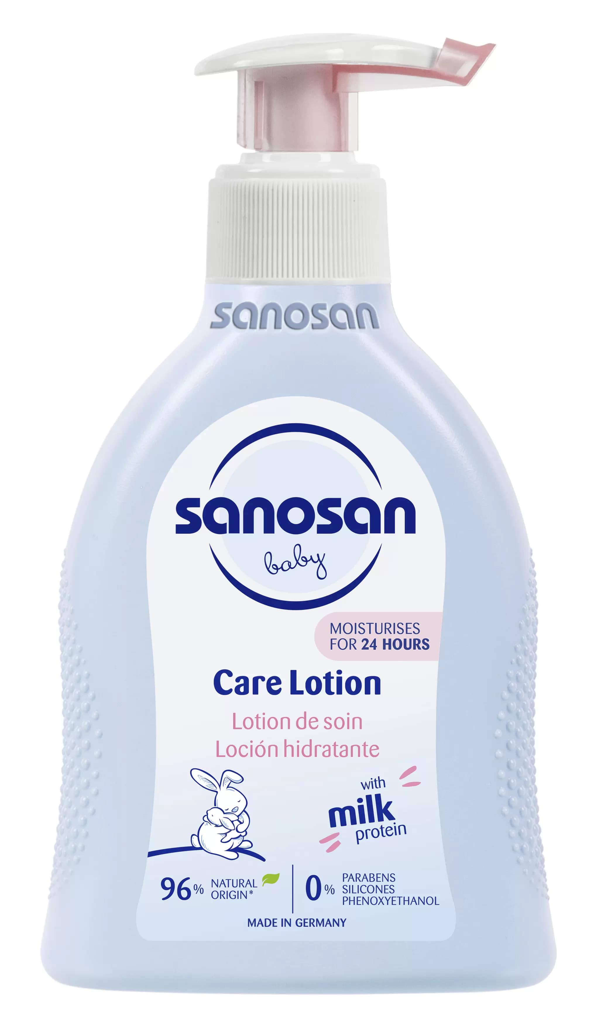 Молочко увлажняющее с пантенолом Sanosan Baby 500  мл