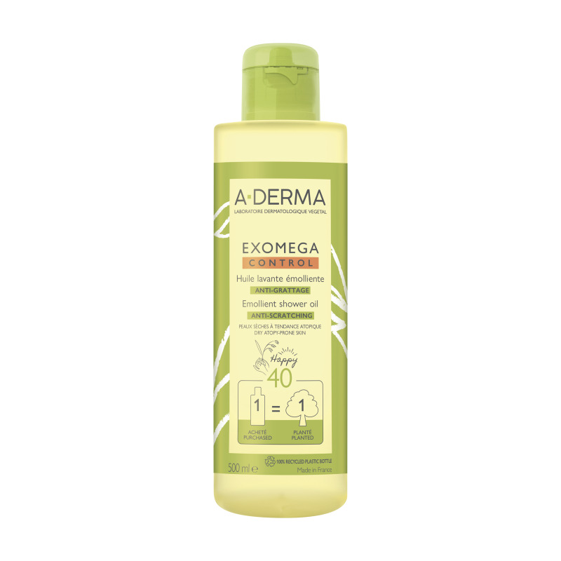 Масло смягчающее для душа A-Derma Exomega Control 500  мл