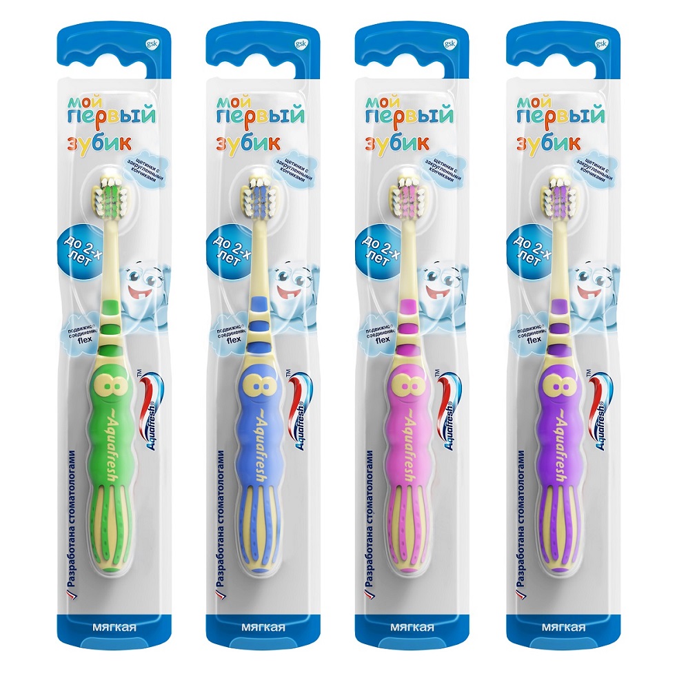 Детская зубная щётка мягкая Aquafresh My milk teeth 1  шт