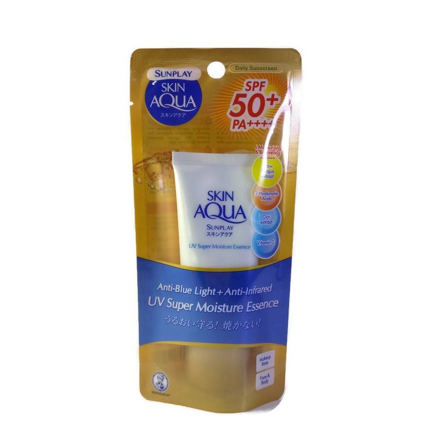 Эссенция солнцезащитная суперувлажняющая для лица и тела SPF50+ PA++++ Skin Aqua 50 г