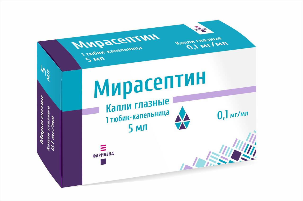 Мирросепт капли 0,1мг/мл в тюбик-капельницах 5мл