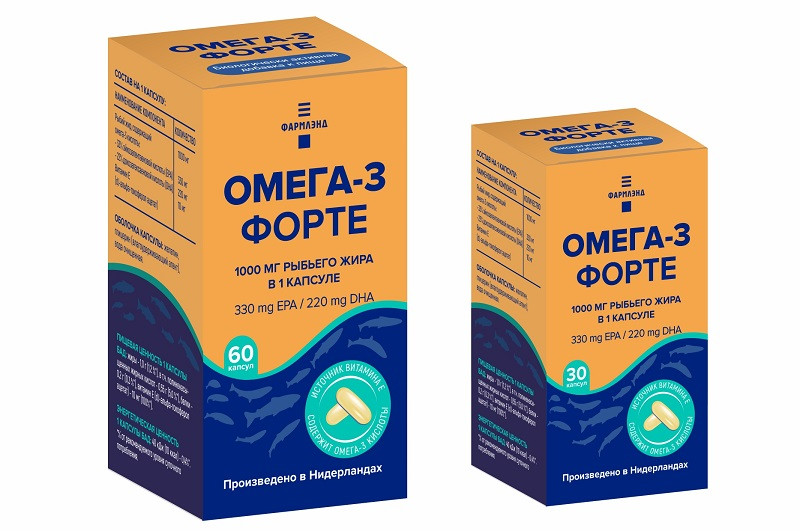 Омега-3 Форте капсулы 1,36г N60