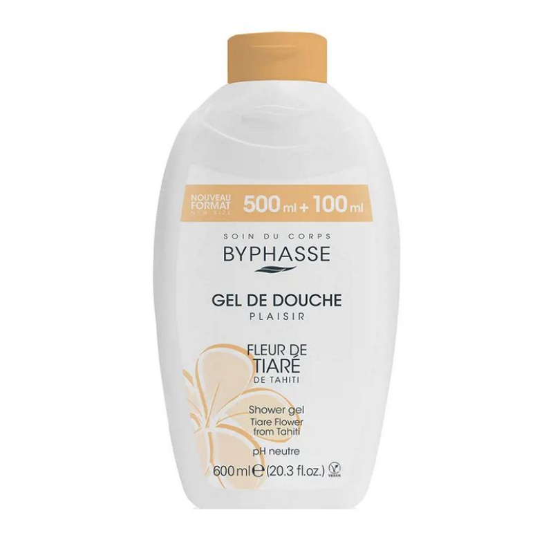 Гель для душа Цветы Тиаре Plaisir Byphasse 600  мл