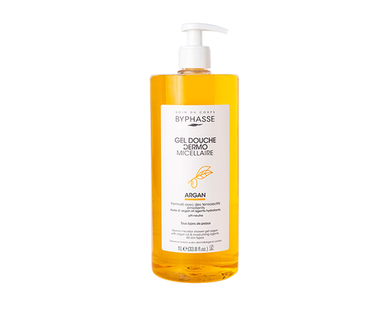 Гель для душа мицеллярный Аргана Byphasse 1000 мл Гель для душа мицеллярный Аргана Byphasse 1000 мл