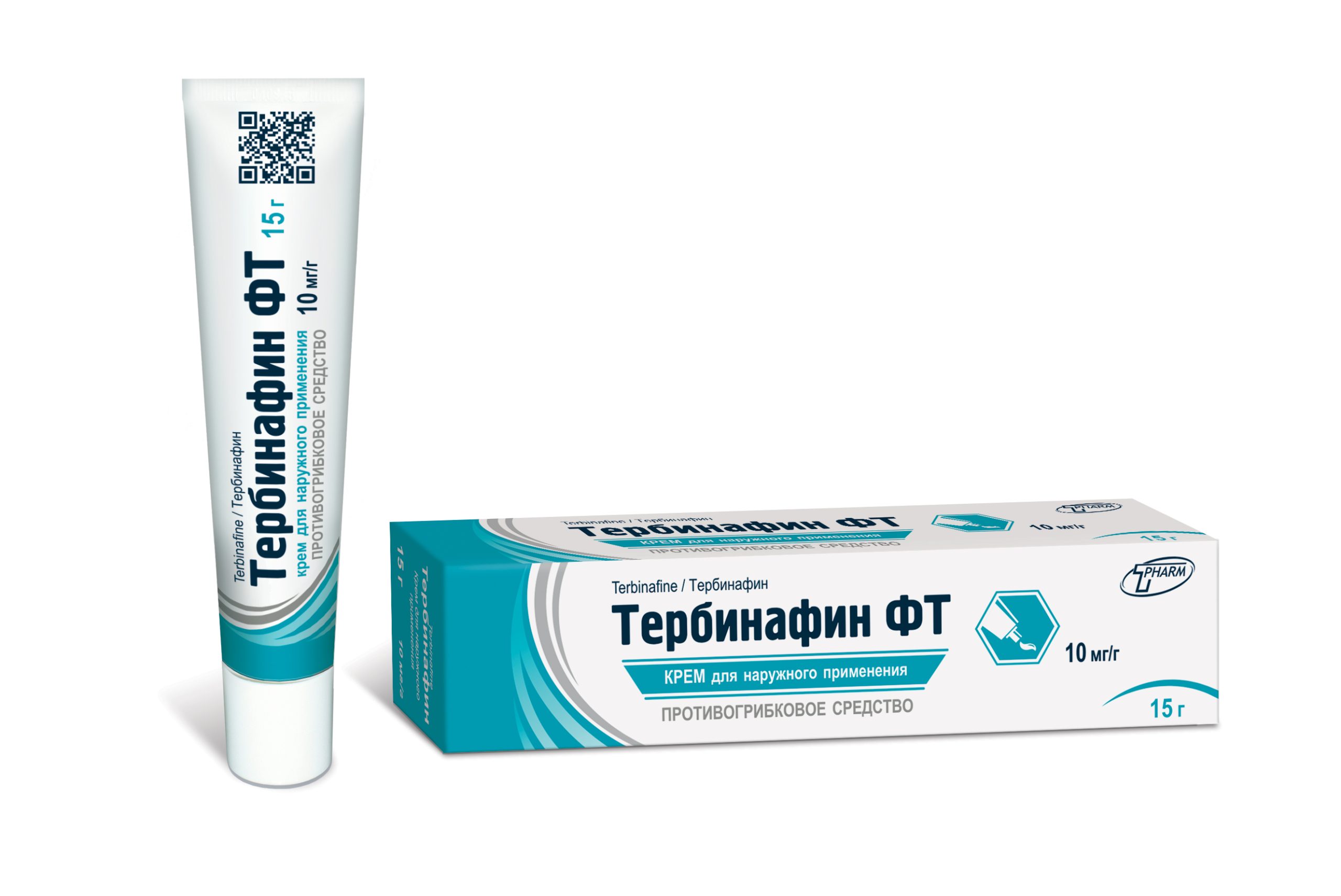 Тербинафин крем 10мг/г в тубах 15г Тербинафин крем 10мг/г в тубах 15г