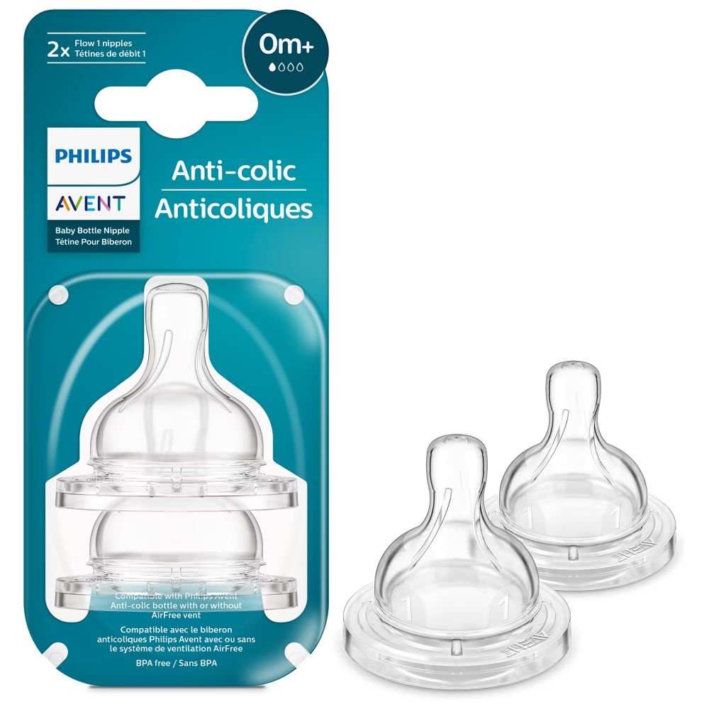 Соска Anti-colic для новорожденного поток 1/4 от 0мес+ Philips Avent 2  шт