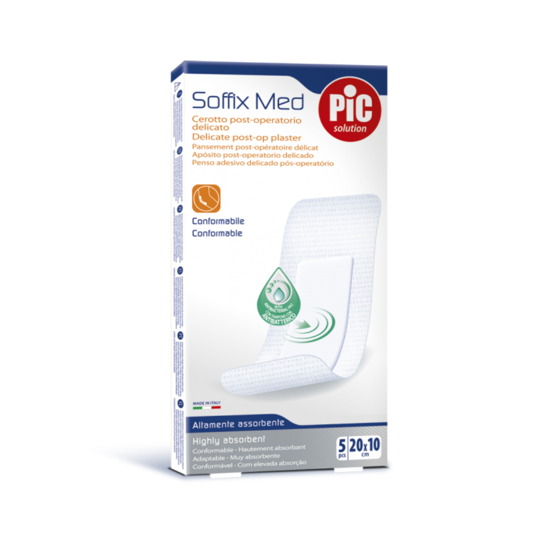 Пластырь Aquabloc стерильный послеоперационный водонепроницаемый с антибактериальной подушечкой для чувствительной кожи 20х10мм 5  шт