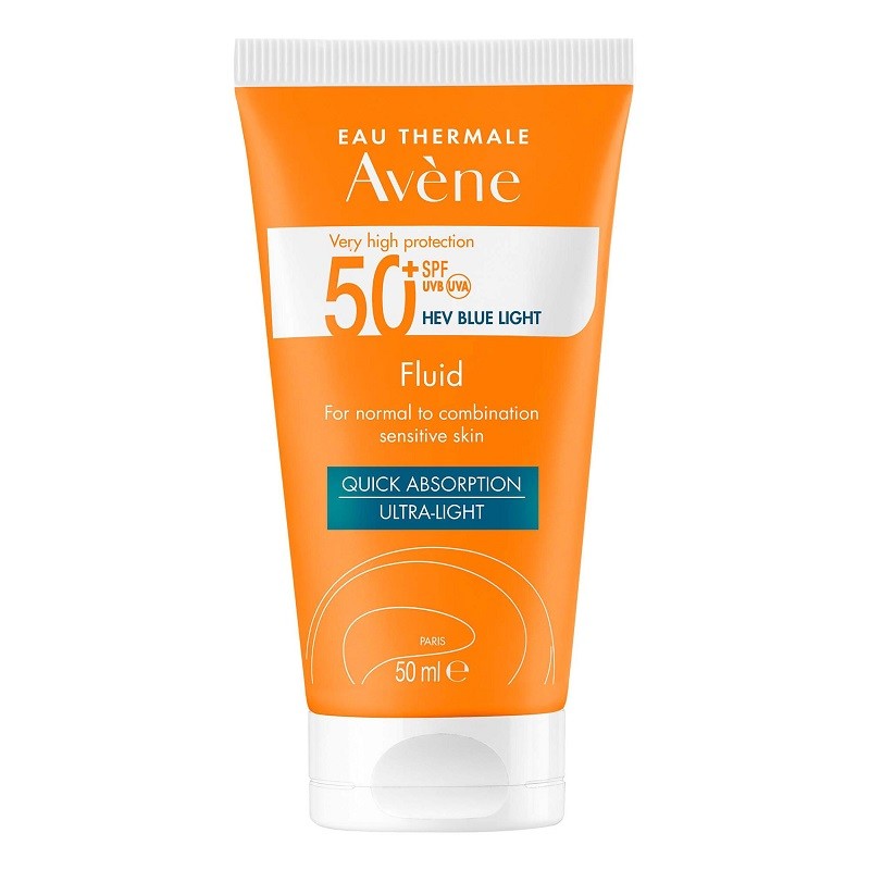 Флюид солнцезащитный SPF50+ Avene Eau Thermale 50  мл