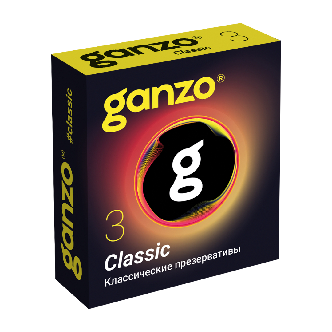 Презервативы классические Ganzo 3  шт